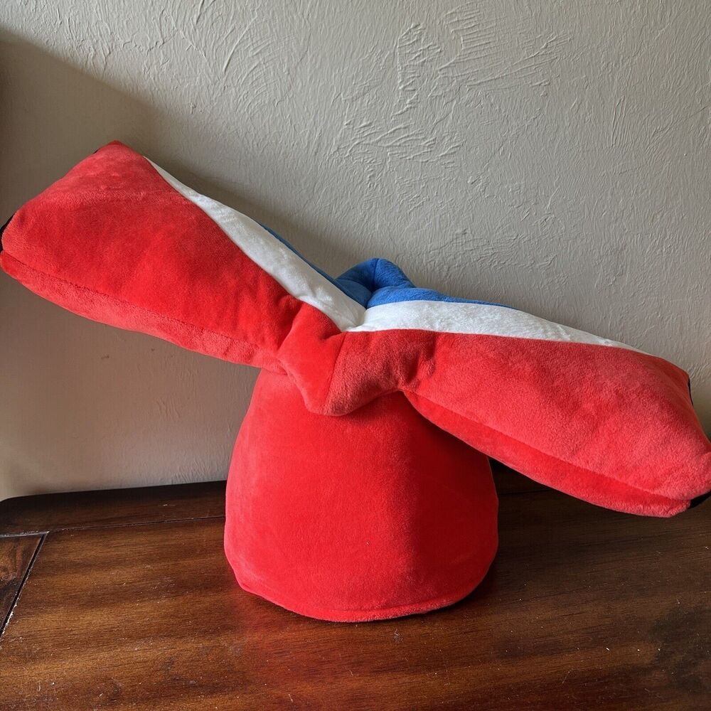 Carnival Cruise Line Rare Fun Ship Freddy Funnel Hat Ship Plush Red Collectible